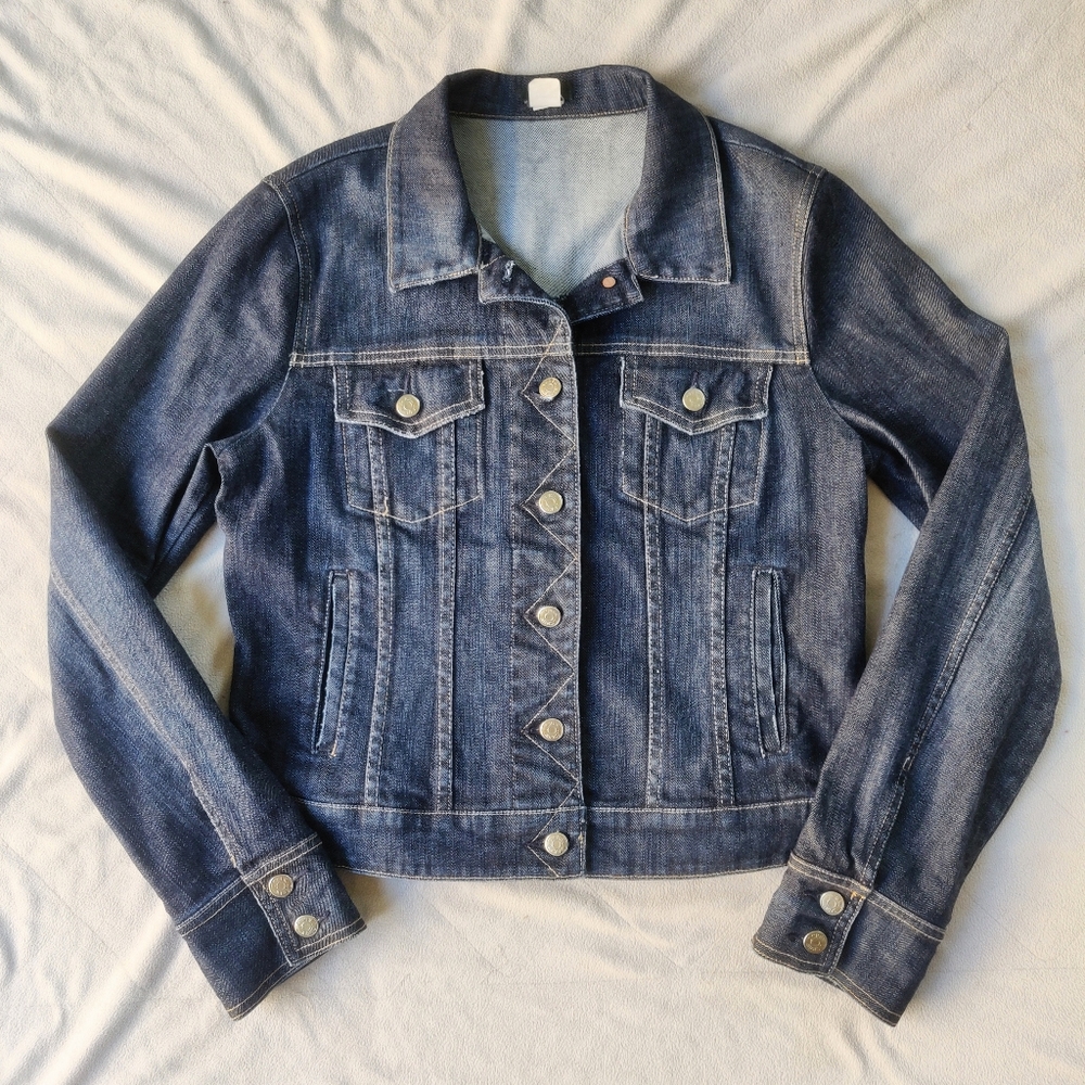 J. Crew Dark Wash Denim Jean Jacket